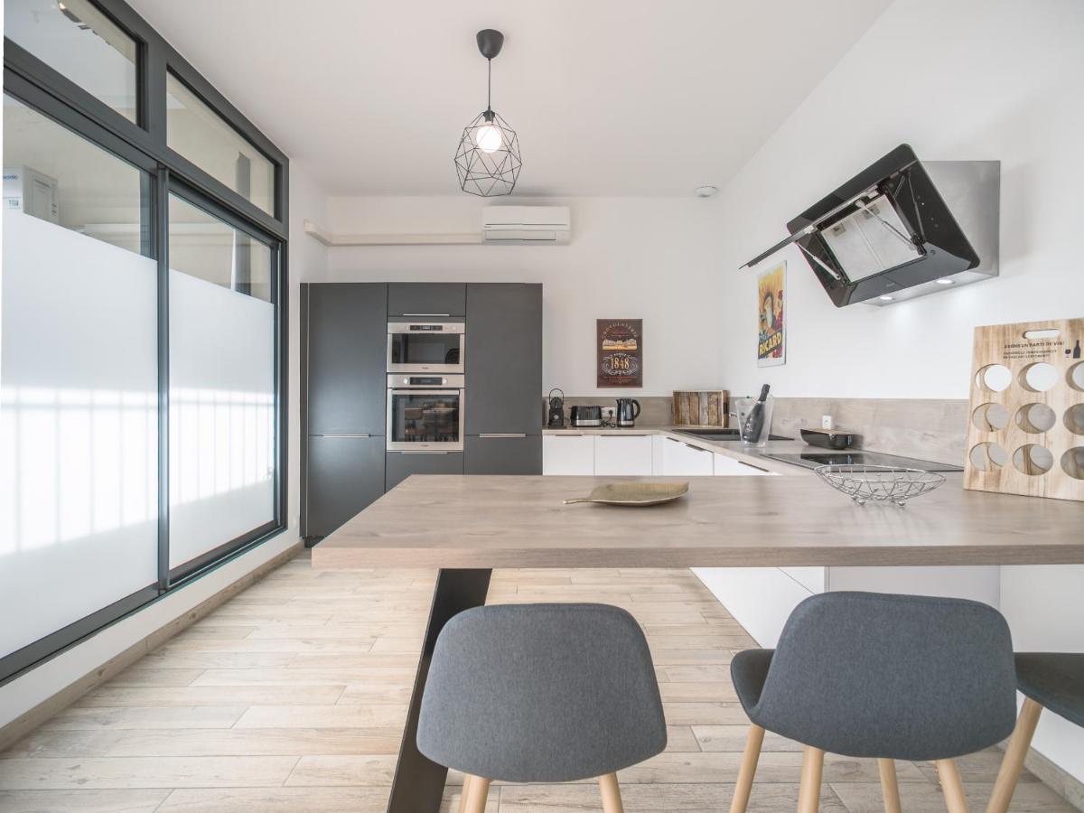 Loft Courtalon - Haut Standing - Patio - Parking Prives Apartment Troyes Bagian luar foto