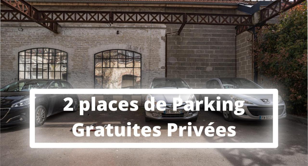 Loft Courtalon - Haut Standing - Patio - Parking Prives Apartment Troyes Bagian luar foto