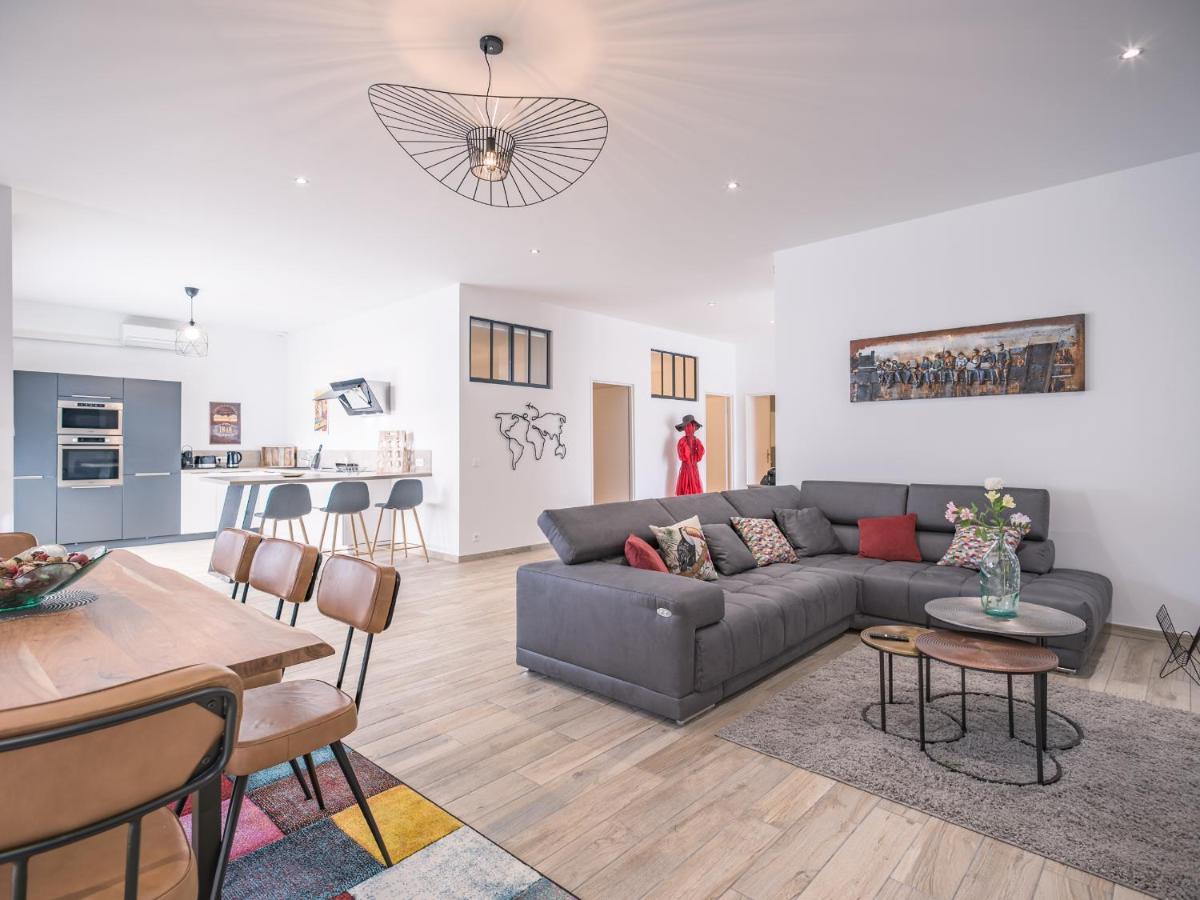 Loft Courtalon - Haut Standing - Patio - Parking Prives Apartment Troyes Bagian luar foto