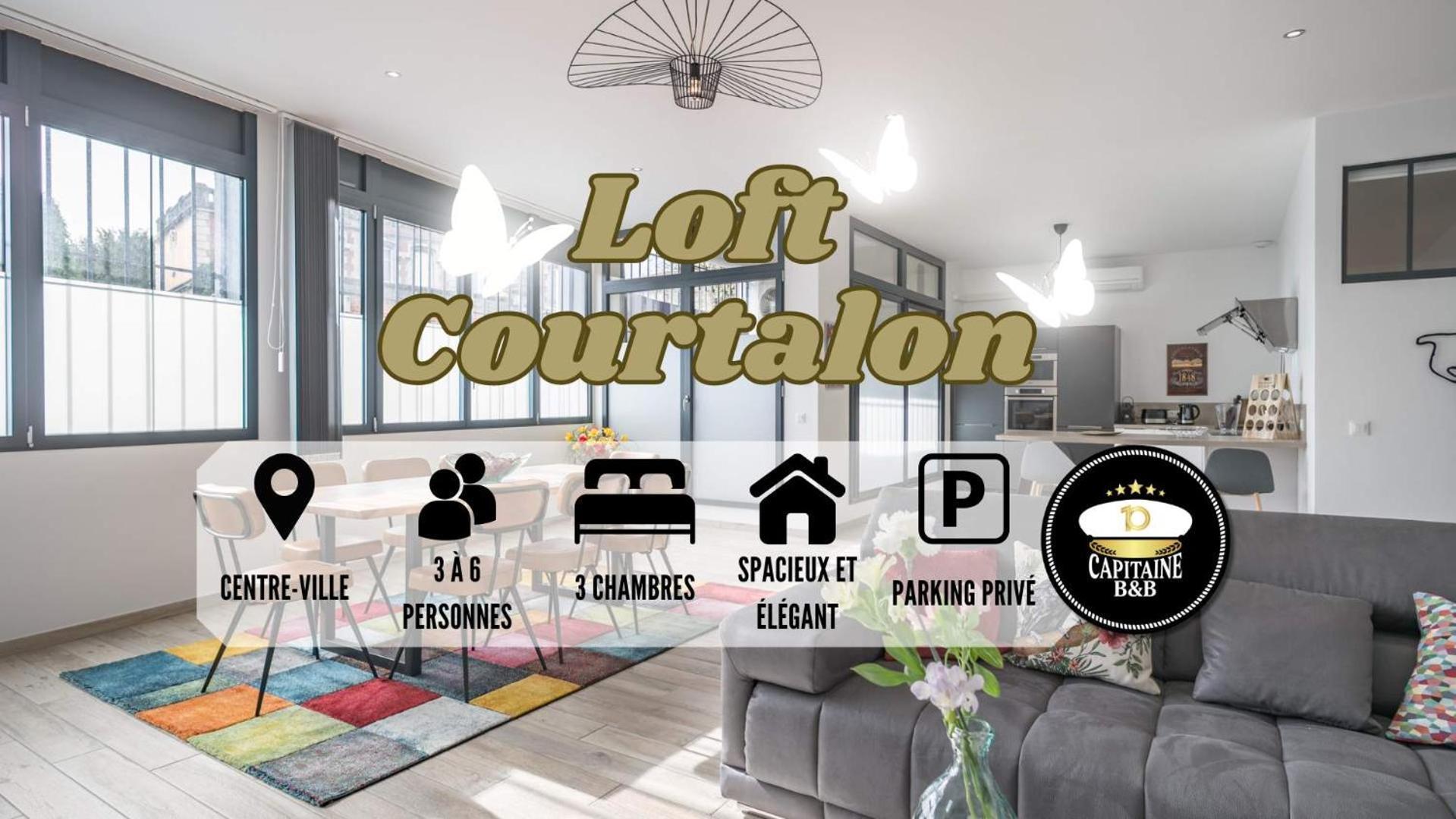 Loft Courtalon - Haut Standing - Patio - Parking Prives Apartment Troyes Bagian luar foto